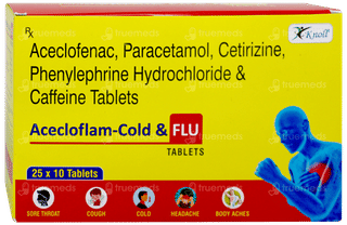 Acecloflam Cold & Flu Tablet 10